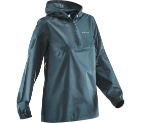 Resim Decathlon Quechua Kadın Outdoor Yağmurluk - Mavi - Raincut 