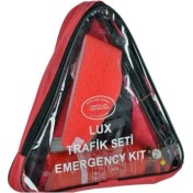 Resim Karva Trafik Seti +Bijon Anahtarı+ Kriko+ Akü Takviye Kablosu-4 Lü Set 