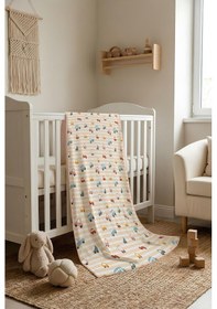 Resim Araba Desenli Soft Touch Termal Bebek Battaniyesi Cbt0002 Renkli 