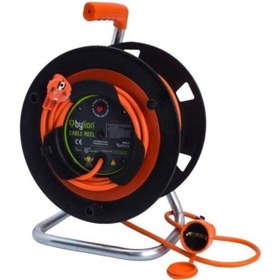 Resim Bylion Seyyar Makaralı Uzatma Bahçe Tipi 3*1,5mm 50+2 mt Termal Sigortalı 