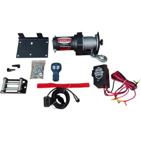Resim Hunter Vinç 2000 Lb Çelik Atv Utv Offroad Uzaktan Kumandalı 12V 