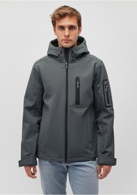 Resim Mavi - Kapüşonlu Yeşil Ceket 0110264-71598 Yeşil 