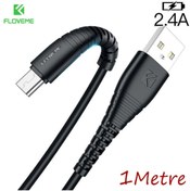 Resim Floveme Usb Type C 2.4a Hızlı Şarj 1 Metre Şarj Usb Kablo Floveme Usb Type C 2.4a Hızlı Şarj 1 Metre Şarj Usb Kablo