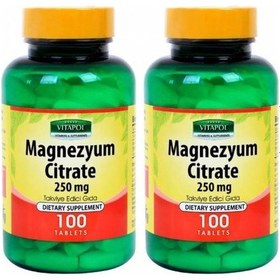 Resim Vitapol Magnezyum Sitrat B6 2X100 Tablet 