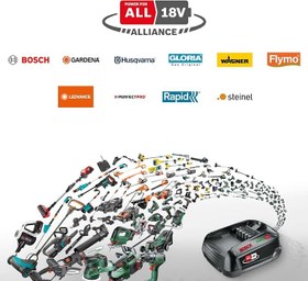 Resim Bosch Home and Garden 18 Volt Akü ve AL 1830 CV Şarj Cihazı Başlangıç Seti, 2.5 Ah Akü, 300l/saat Debi, 0.365 kg 