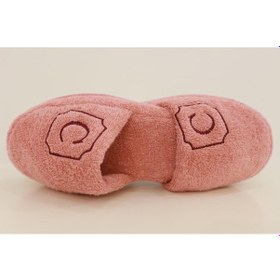 Resim C Harf Havlu Banyo Ev Otel Lohusa Terliği Kalın Taban Terlik 