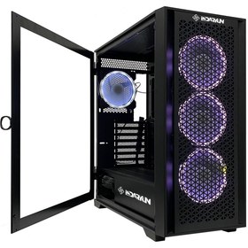 Resim Daryun Nirsa Gamıng Pro 4 X 120 Mm Black Argb Fanlı Bilgisayar Ka 