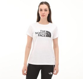 Resim The North Face W S-S Easy Tee Kadın T-Shirt Beyaz 