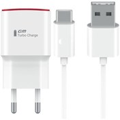 Resim GM Type-c Şarj Aleti Adaptör + Kablo Set Type-c 