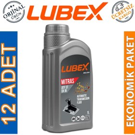 Resim Lubex Mitras Atf St Dexron III Otomatik Şanzıman Yağı 12 x 1 L 