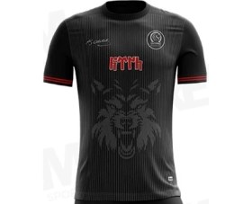 Resim Tefenni Belediye Spor Bozkurt Özel Tasarım Forma Siyah Forma Bozkurt Forma 