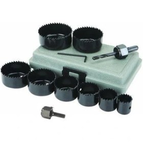 Resim Trendhane 11 Parça 19-64 mm Alçıpan Ahşap Delme Panç Seti 