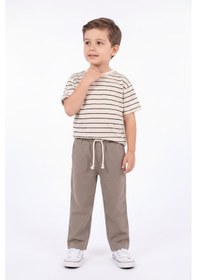 Resim Miababy Müslin Pantolon Süprem Tişört 2li Takım Bej 
