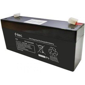 Resim Ttec 6v 3.2 Ah Akü Kuru Tip 20 Hr Uzun 134 34 60 0,63 Kg - 6 Volt 