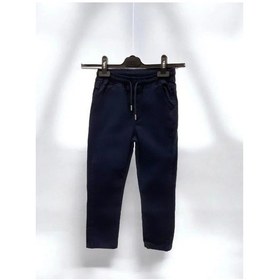 Resim Zekids Erkek Çocuk Yumuşak Dokulu Gabardin Pantolon-14439 Lacivert 