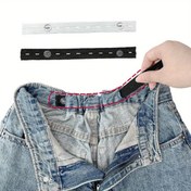 Resim 6'lı Paket Ayarlanabilir Bel Daraltıcı Kotlar, Elastik Pantolon Düğme Uzatıcısı, Erkekler ve Kadınlar İçin Dikişsiz Anında Bel Daraltıcı 