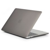 Resim Arabulalaca Macbook Pro 13" A1989 A2159 Mat Doku Kılıf Mat Füme 
