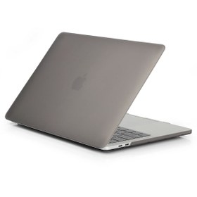 Resim Arabulalaca Macbook Pro 13" A1989 A2159 Mat Doku Kılıf Mat Füme 