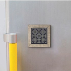 Resim Bizans Deseni Baskılı Mdf Magnet 7x7 71 