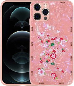 Resim İphone 12 Pro Max Uyumlu Desenli Sert Silikon Zore Mumila Kılıf-pink Mouse Pink Mouse 