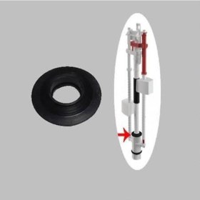 Resim Kale İntegra Boşaltma Grubu Contası Siyah 