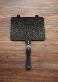 Resim Leony Döküm Granit Ocak Üstü El Tost Makinesi 25 x 18 CM 