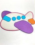 Resim karantuhafiye Bebek Battaniye Aplikesi / Bebek ve Çocuk Aplikesi / Büyük Boy / Uçak 