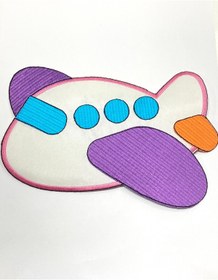 Resim karantuhafiye Bebek Battaniye Aplikesi / Bebek ve Çocuk Aplikesi / Büyük Boy / Uçak 