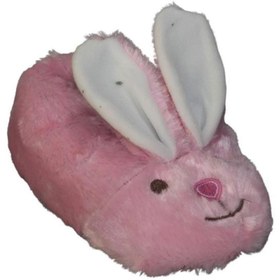 Resim YAZKIŞ Kız Çocuk Pembe Tavşan Figüranlı Yumuşak Kreş Ev Pandufu 