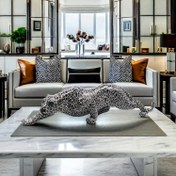 Resim Geometrik Leopar Heykeli Reçine Heykel, Toplanabilir Çita Figürü, Modern Ev Ofis Dekoru Oturma Odası İçin, Masaüstü, Kitaplık, TV Standı, Çeşitli Oda Türleri İçin Çok Yönlü İç/Dış Mekan Dekoratif Aksesuar, Şükran Günü, Babalar Günü, Mezuniyet, Juneteenth, 4 Temmuz gibi Tatiller İçin İdeal - Harf Hayvan Temalı Dekor Parçası Elektrik Kullanmadan 