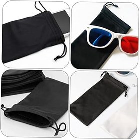 Resim POPETPOP 25adet Taşınabilir Kayak Gözlüğü Saklama Çantası Dayanıklı Hafif Ve Kullanımı Kolay Siyah Renk Yüzme Gözlükleri Ve Diğer Eşyalar İçin Uygun 