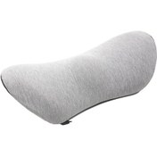 Resim Araç Malzemeleri Bel Desteği Hafızalı Köpük Araba Sırtlık Bel Yastığı Koltuk Minderi Bel Yastığı, Renk: Açık Gri + Koyu Gri 