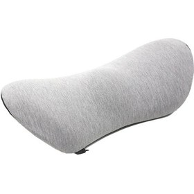 Resim Araç Malzemeleri Bel Desteği Hafızalı Köpük Araba Sırtlık Bel Yastığı Koltuk Minderi Bel Yastığı, Renk: Açık Gri + Koyu Gri 