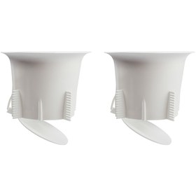 Resim AvcılarPlast WC Matik Koku ve Haşere Önleyici Alaturka Tuvalet Kapağı Plastik Gider Kapak (2 Adet) 