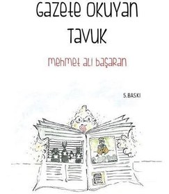 Resim Gazete Okuyan Tavuk 