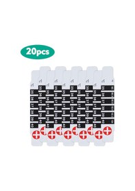 Resim Maiyame 20 Adet Yeniden Kullanılabilir Alın Termometre Sticker - Hızlı Ve Güvenli Ateş Ölçer 15 Saniye 
