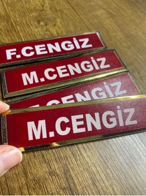 Resim Outdoor One Kişiye Özel İtfaiyeci İsimliği Arma Patch 10cmx2.5cm cm Cırtlı 1 ADET 