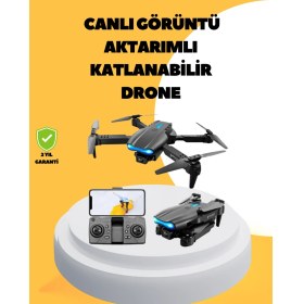 Resim Egecen Wifi Fpv Canlı Görüntü Aktarımlı Katlanabilir Drone - EC001Z-55U0M4 