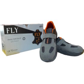 Resim Fly Gri Süet Ultra Hafif Çelik Burun Iş Güvenliği Ayakkabısı S1 