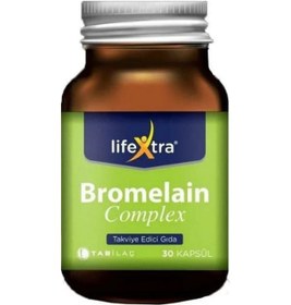 Resim Lifextra Bromelain Complex Takviye Edici Gıda 30 Kapsül 