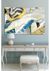 Resim Soyut Sanatsal Dekoratif Sanatsal Kanvas Tablo (8 Farklı Ölçü) 90 x 60a 