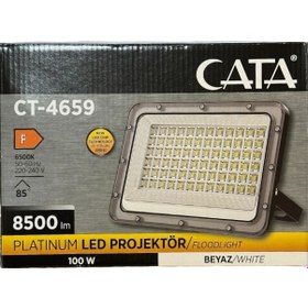Resim Cata Ct-4659 100w 6500k Beyaz Işık Led Projektör 
