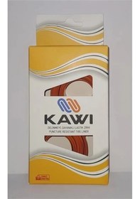 Resim Kawı Patlak Önleyici Bisiklet Lastik Zırhı 34mmx2 Mtb 24-26-27-29 Jant Uyumlu Turuncu 