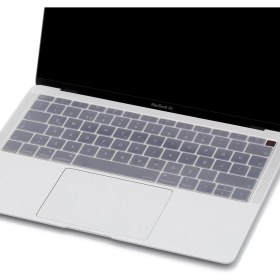 Resim McStorey Laptop Macbook Air ile Uyumlu Klavye Koruyucu A1932 2018/2019 Amerika İngilizce Baskılı 