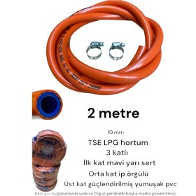 Resim Murat Yüksek Ayarlı Elektrikli Izgara Tüp Başlığı 2mt Hortum Kelepçe Seti Metal Yapı ile Yüksek Performans 