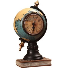 Resim Lijinxu Giriş Ofis Kitaplık Mavi Için Küre Heykelcik Masa 