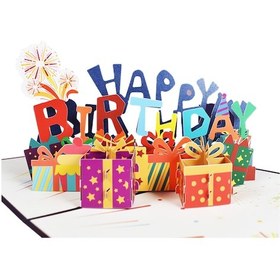 Resim Doğum Günü 3d Açılır Tebrik Kartı Zarflı Mutlu Kart Tatil Şükran Günü Tebrik Kartları Noel Dekorasyon Kartları Annesi Karısı Sevgilileri İçin 