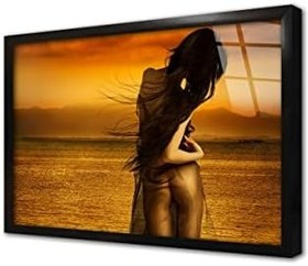 Resim Sanatsal Nü Çerçeveli Cam Tablo 20x30 cm CA22018 