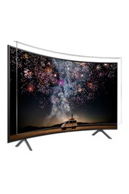 Resim BESTOCLASS Eva Supersonic Samsung 55RU7300 Gerçek Kırılmaz Tv Ekran Koruyucu Curved Ekran 