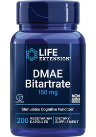 Resim Life Extension Dmae Bitartrate, Supports Neurotransmitter 200 Cap 